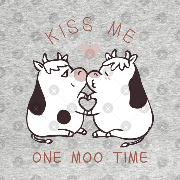 Kiss me one moo time by huebucket